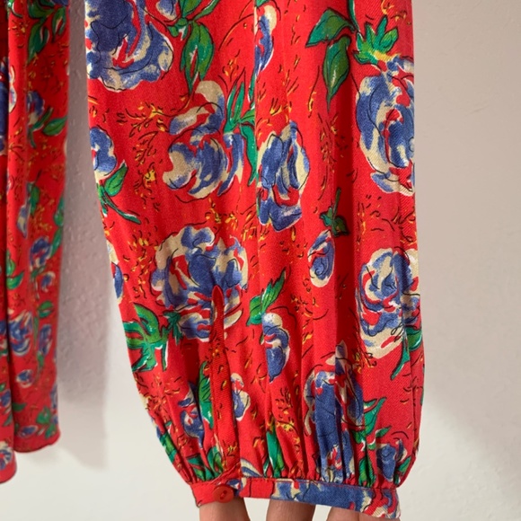 Zara Long pirate sleeved wrap around Romper - Picture 8 of 9